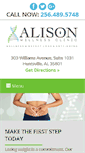 Mobile Screenshot of alisonwellnessclinic.com
